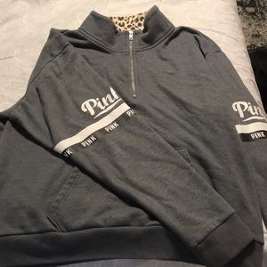 Victoria secret Pink! Quarter zip L